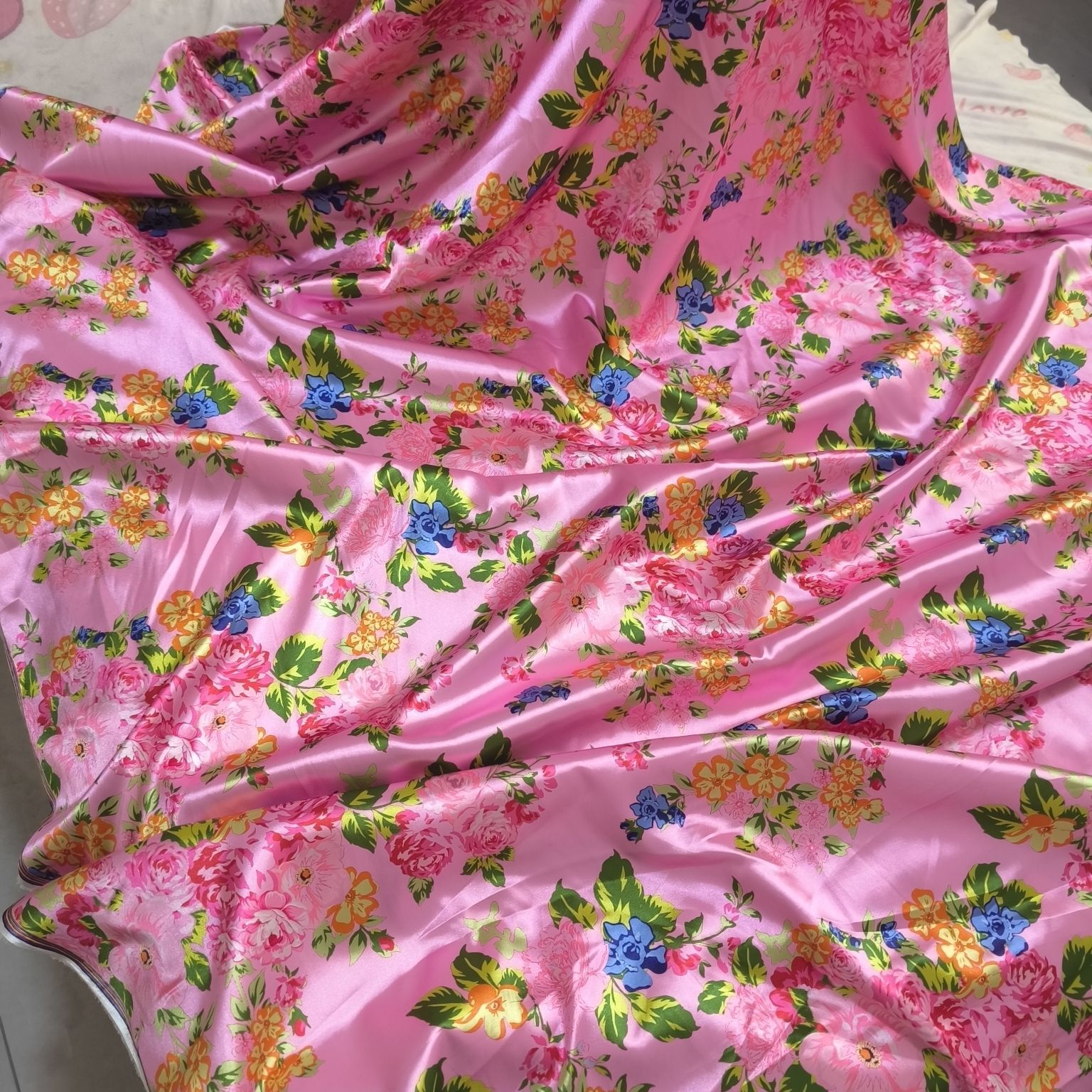 Tela satinada de acetato con e - Textile For Sewing reseña y precio
