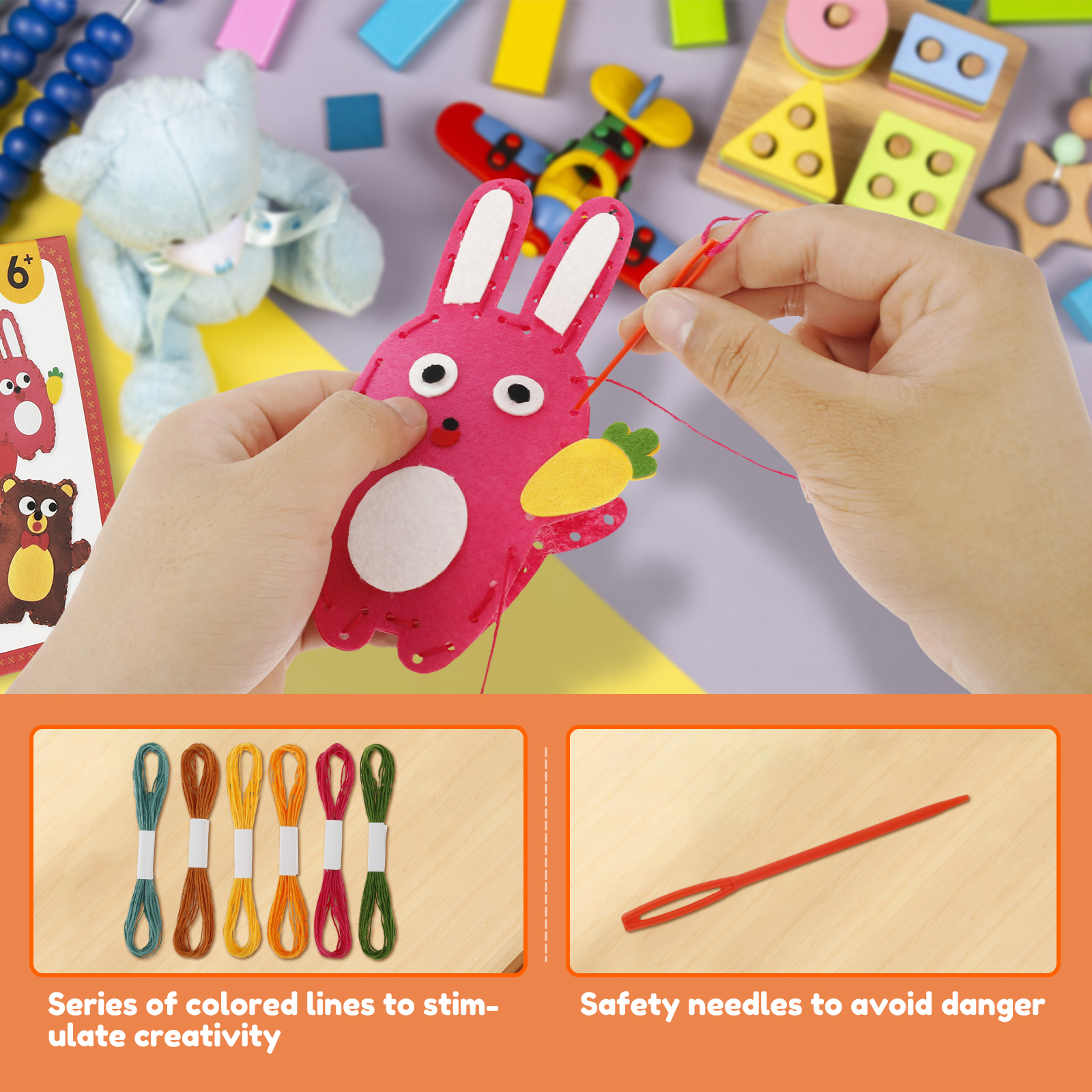 Kit de costura, juego de artes - Textile Sewing Kit reseña y precio