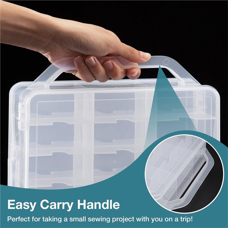 Organizador de costura con 46  - Embroidery Floss Thread reseña y precio